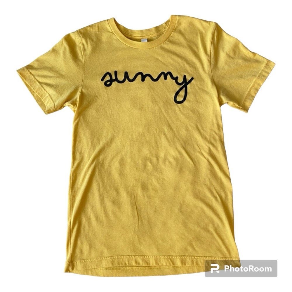 Bella Canvas Brand Yellow Sunny Graphic Tee